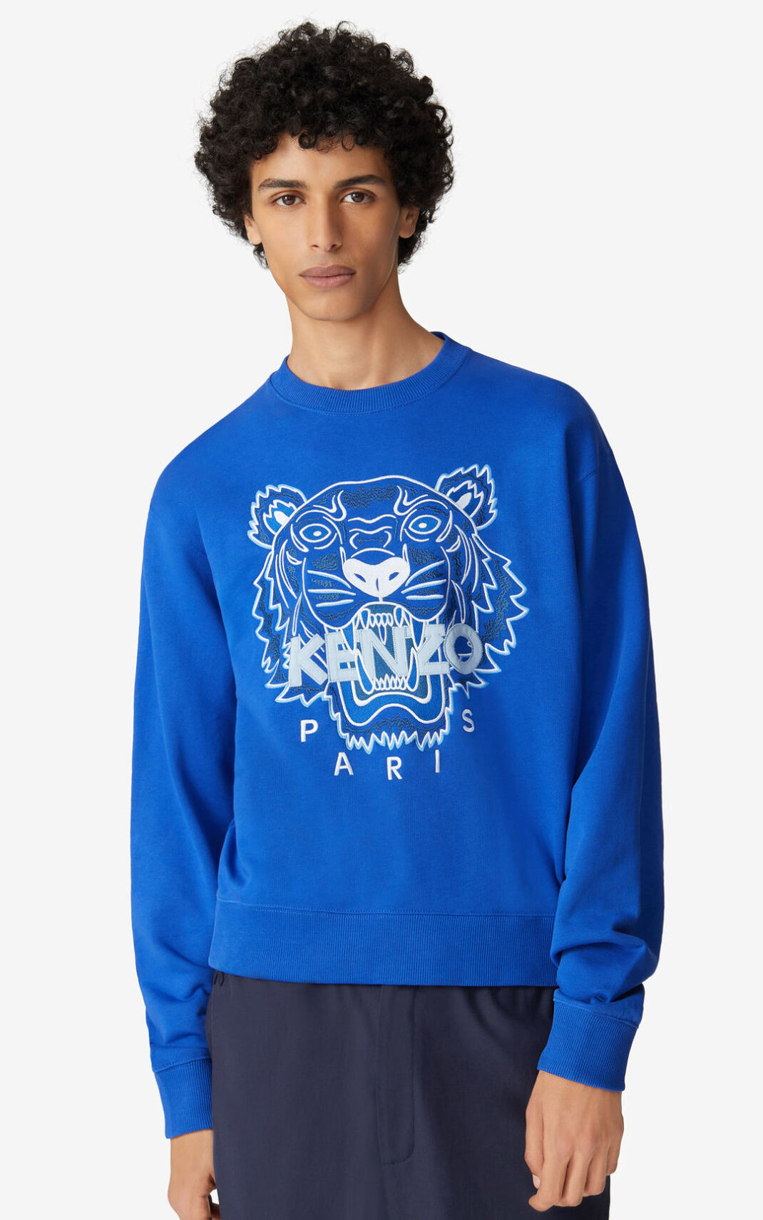 Kenzo Tiger Melegítő Felső Férfi Királykék Kék | ID.989608